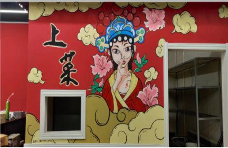 木里墙体彩绘的发展和应用