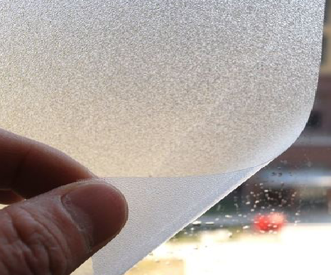 木里玻璃门外面粘广告用什么材料好？